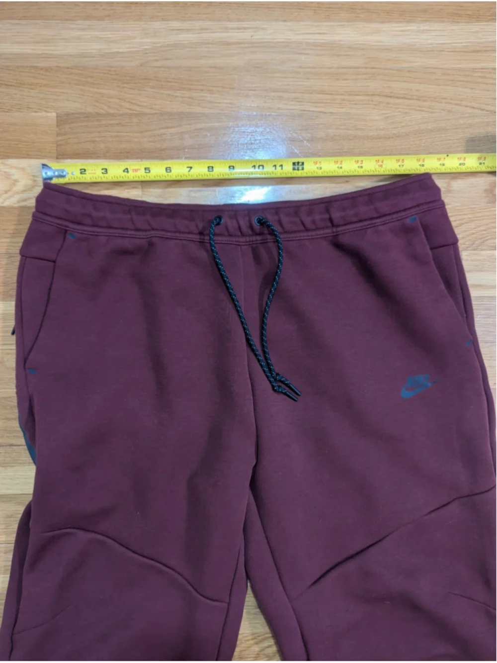 Nike Tech Fleece Open Hem Sweatpants XL Maroon Red